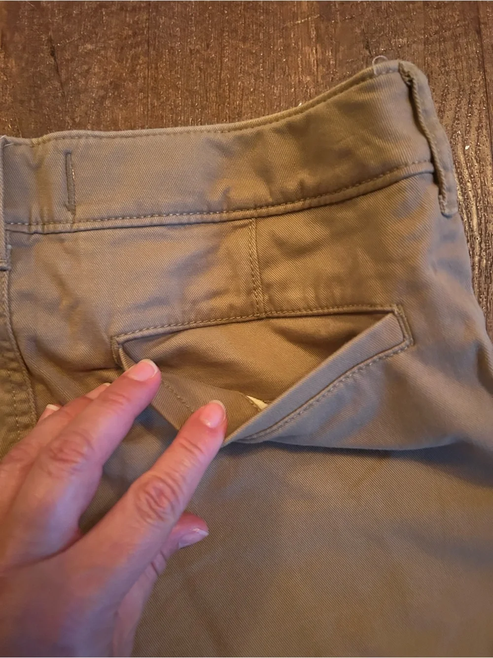 NWT abercrombie kids chino khaki pants size 13/14 short